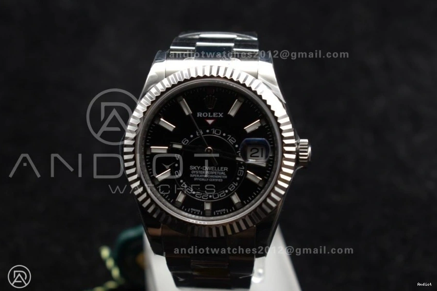 Edition Sky-Dweller Bracelet 1:1 on ZF Best SS Dial 326934 904L A2824 Black SS 1205